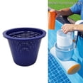 thumbnail image 2 of Almencla Panier-Filtre Fournitures de Piscine Professionnel Bleu Rond Maille Fine Plastique Nettoyage I, 2 of 8