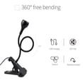 thumbnail image 4 of RKSTN Desk lamp for Office Home Flexible LED Table lamp USB Desk Holder Clip Bed Study Reading Book Feeding Bulb Table lamp, 4 of 6
