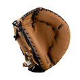 thumbnail image 2 of Sports Baseball Glove, Right Hand Throw Left Hand Use Softball ' Outdoor Sports Practice Training , Brown, 2 of 7