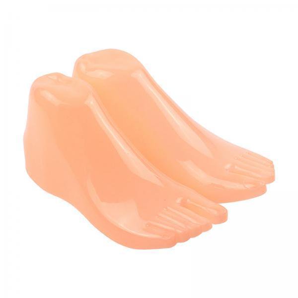 Bunblic 4x1 Paire de Pieds de Modélisation pour Bracelet de Cheville Chaussettes Modèle Présentoir Femmes
