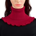 thumbnail image 1 of Foulard Dorée Dames Col en Tricot Artificiel-Col Roulé Chaud-Col Roulé-Col Roulé Détachable, 1 of 2