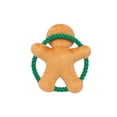 thumbnail image 4 of One Paw, Gingerbread Rope Toy, Dog Toy, Holiday Rope Chewing Play, 4 of 5