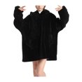 thumbnail image 4 of Faithtur Universal Warm Hooded Sweater Fashion Printing Mink Wool Home Clothes, 4 of 6