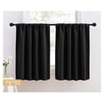 thumbnail image 4 of Curtains for Bedroom and Living Room 2-Pack Solid Color Light Filtering Window Curtains for Kitchen Bathroom Partition Use, 4 of 8