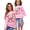pinkadults, variant on Family Matching Sweatshirt Long Sleeve Letter Print Sweater Pullover Top Mommy and Me  Ugly Shirt for Family