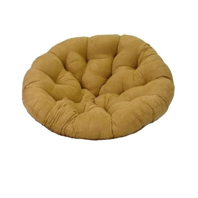 Blazing Needles Coussin Papasan Surdimensionné 52 Pouces en Microsuède - Rouge Vin