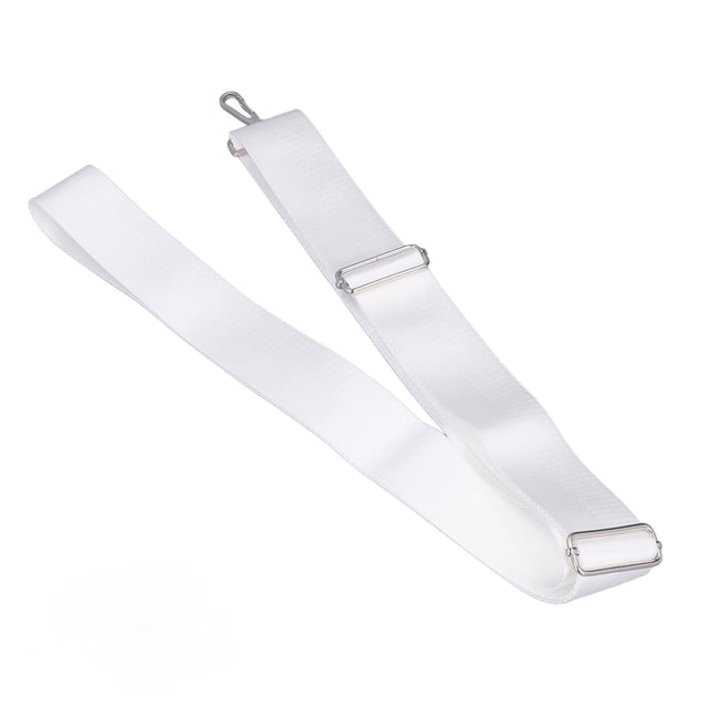 Tennis Net Center Strap, 7.2ft Long Nylon Stainless Steel White Tennis Net Strap Sturdy for Park