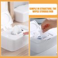 thumbnail image 3 of 2 Pcs Distributeur de Lingettes Rechargeable Boîte pour Mouchoirs Humides Support de Lingettes pour la Maison, 3 of 9