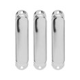 thumbnail image 1 of Guitar Pickup Cover, Electric Guitar Single Coil Pickup Cover Noise Reduction Standard Design Easy Installation 3pcs  For DIY Silver, 1 of 8