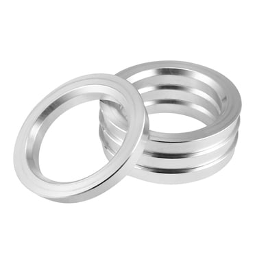 4pcs OD 72.6mm to ID 54.1mm Aluminum Alloy Vehicle Hub Centric Rings Wheel Bore Center Spacer
