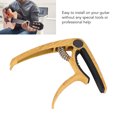 thumbnail image 4 of Capo Guitare, Capo Tension à Ressort Réglable en Métal pour Ukulélé Électrique Acoustique Bass Banjo, Quick Release, 4 of 8