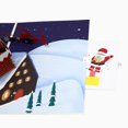 thumbnail image 4 of 3D Santa Cards Christmas Greeting Cards Party Invitations Gifts Postcard, 4 of 5
