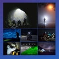 thumbnail image 2 of pitrice Lampe Frontale DEL COB Lumineuse de Travail Rechargeable Randonnée Escalade Jogging USB Torche Sans Lumière Rouge, 2 of 9