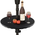 thumbnail image 1 of Costway Table Parasol de Patio 20 Pouces avec Trou pour Parasol 1,5 Pouces Plateau de Table Rond Toutes Saisons, 1 of 10