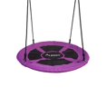 thumbnail image 1 of ALEKO Outdoor 40 inches Saucer Platform Swing with Adjustable Hanging Ropes, Purple, 1 of 8