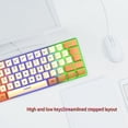 thumbnail image 5 of UsRHHA Mechanical Keyboard Wired Compact, 61 Keys Gaming Keyboard for PC Laptop, Mechanical Keyboard Gaming Peripheral, 5 of 5