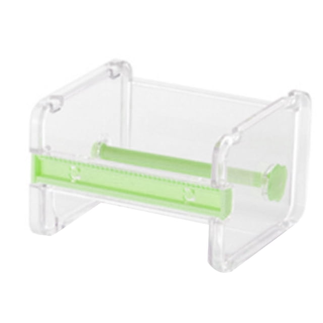 Washi Distributeur de Ruban Washi Transparent 2 Barres Dentelées Support de Ruban Empilable en Plastique ABS pour Rangement