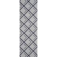 thumbnail image 1 of HomeRoots 353997 2 ft. 3 in. x 7 ft. 6 in. Runner Wool Iron & Smoke Area Rug, 1 of 1