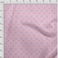thumbnail image 3 of oneOone Viscose Chiffon Fabric Check Kasuri Printed Craft Fabric BTY 42 Inch Wide, 3 of 4