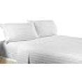 thumbnail image 3 of Home Ensembles de Draps à Rayures d'Hôtel Luxueux Design Série 1800 (Simple, Blanc), 3 of 5