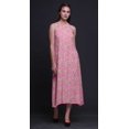 thumbnail image 3 of Bimba Feuilles Été Vacances Fête Col Licou Tenue de Plage Femme Dos Nu Robe-Grand, 3 of 6