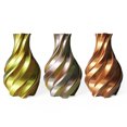 thumbnail image 2 of EL3D 3D Printer Filament; Tri-Color Silky PLA, Gold-Silver-Copper, 1kg 1.75mm, 2 of 3