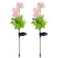 thumbnail image 2 of Artificial Flowers Outdoor Decorations Beautiful Flower Designs Solar Lighted Decorations Floor Lamps Patio Decor Lights, 2 of 4