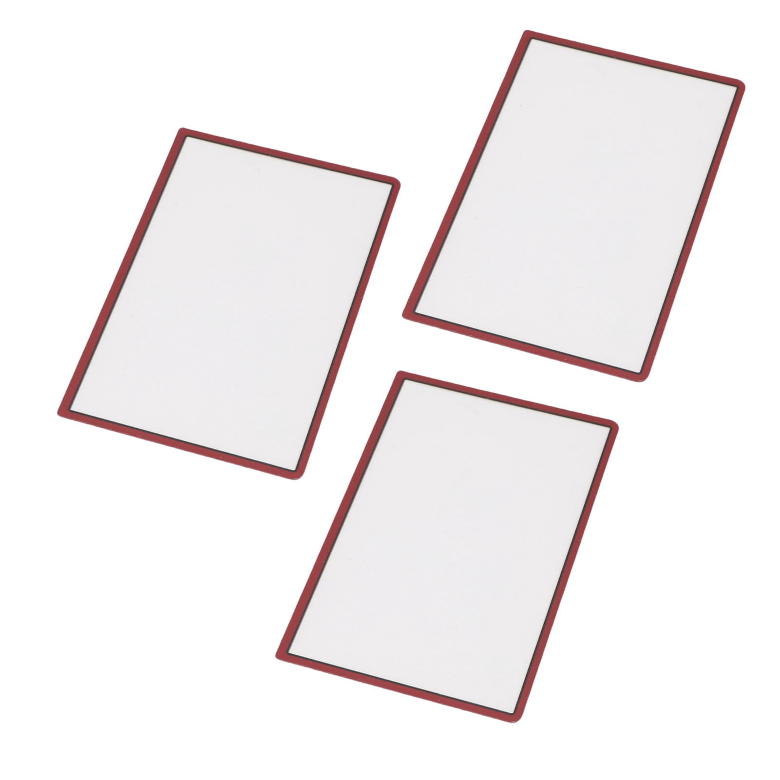 Cache d'Objectif de Cadre d'Écran Supérieur, 3 Pcs Cache d'Objectif de Cadre d'Écran en Résine Toucher Plus Lisse Résistant à l'Usure Protecteur d'Écran de Remplacement pour Nouveau 3DS TG