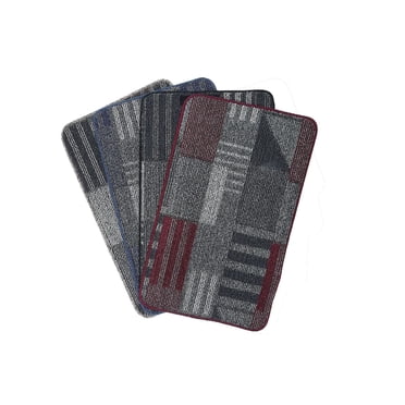 IH Casa Decor Zhara Tapis De Sol Touflé Lourd Asstd 18 X 30 - Ensemble De 4