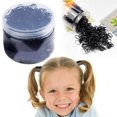 thumbnail image 2 of 500pcs Children'S Hair Rope Disposable Rubber Band Girl Baby Strong Pull Constantly Boxed Small Hair Ring Does Not Hurt Hair Adult Head Rope Black Color, 2 of 6
