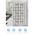 thumbnail image 4 of Up to 65% Off SMihono Shower Curtain Bathroom Curtain Partition Curtain Waterproof Shower Curtain Shower Curtain Waterproof Mildew-proof Wet And Dry Separation, 4 of 4