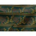 thumbnail image 4 of oneOone Viscose Jersey Fabric Stripe|Leaves & Hen Block Decor Fabric Printed BTY 60 Inch Wide, 4 of 4