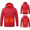thumbnail image 1 of Outdoor Warm Clothing Heated For Riding Skiing Fishing Charging Via Heated Coat, 1 of 9