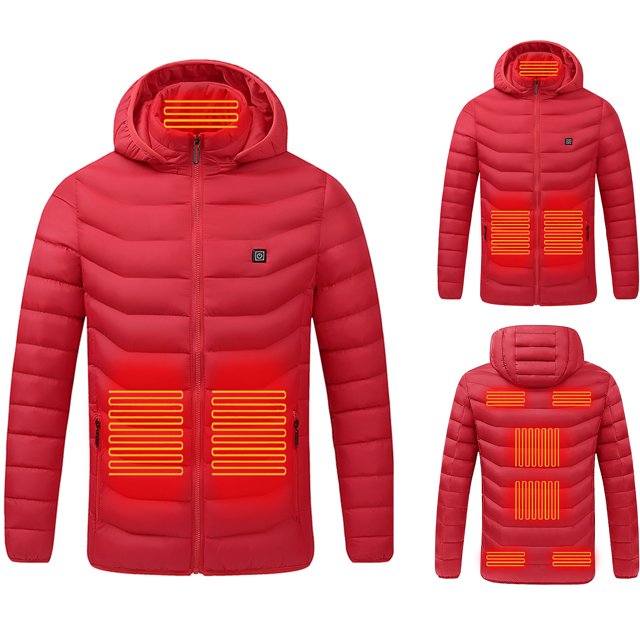 Outdoor Warm Clothing Heated For Riding Skiing Fishing Charging Via Heated Coat