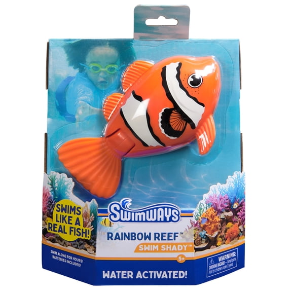 Swimways Rainbow Reef, accessoires de piscine et jouets d'extérieur pour enfants, accessoires de fête et jeux d'extérieur Pat'Patrouille pour enfants à partir de 4 ans