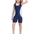 thumbnail image 1 of Kids Girls Rash Guard Swimsuits Floral Printing Long Sleeve Sun Protection Bathing Suits 5-6 Girls Clothing, 1 of 5
