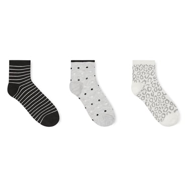George Girls' Ankle Socks 3-Pack