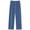 Blue, variant on Ohufall Pajama Pants for Women Straight Leg Elastic Waist Pajama Bottoms Trousers Plus Size Casual Comfy Loose Sleepwear Pockets Full Length Pants, L-4XL