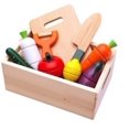 thumbnail image 2 of Children Wooden Kitchen Simulation Play House Toy Puzzle Magnetic Vegetables Fruit Cecilia Colorful Mini Toy Model Birthday Gift, 2 of 6