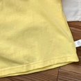 thumbnail image 5 of WEIYLL Girls T-Shirts Summer Solid Color Crew Neck Ruched Flying Sleeve Casual Outing Child Tops for 3-4 Years, 5 of 5
