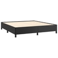 thumbnail image 3 of vidaXL Bed Frame Black 193x203 cm King Faux Leather, 3 of 7