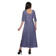 thumbnail image 4 of Moomaya Kurtis Imprimés Ligne A pour Femmes Kurta à Manches 3/4 Tunique d'Été, 4 of 5