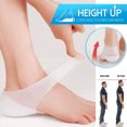 thumbnail image 2 of CAROOTU 1 Pair Concealed Footbed Enhancers Invisible Height Increase Silicone Insoles Pads, 2 of 7