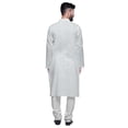 thumbnail image 3 of Atasi Designer Kurta Set For Boys Printed Long Kurta Pajama Summer Clothing, 3 of 4