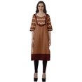 thumbnail image 2 of Moomaya Kurti Droite de Designer pour Femmes Tunique Indienne Imprimée Haut Long Kurta, 2 of 6