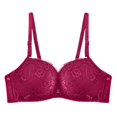 thumbnail image 5 of CHUANK Bras for Women Wire-Free French Womens Front Close Bra T Back Plus Size Seamless Unlined Large Bust, 5 of 5