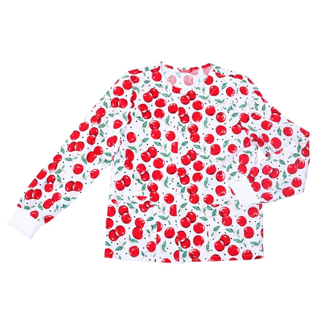 Womens Workwear Snap Front Warm-up Jacket
