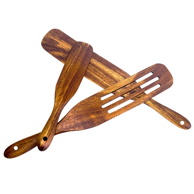 RKSTN Kitchen Utensils Long Handle Spatula Wood Spatula Stir Cooking Set Kitchen Utensils