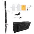 thumbnail image 2 of Bassoon Professional C Key Bassoon Woodwind Instrument Synthetic Wood Body Cupronickel Silver-plated & Nickel-Plated Keys with Reed Gloves Cleaning Cloth Carrying Case, 2 of 7