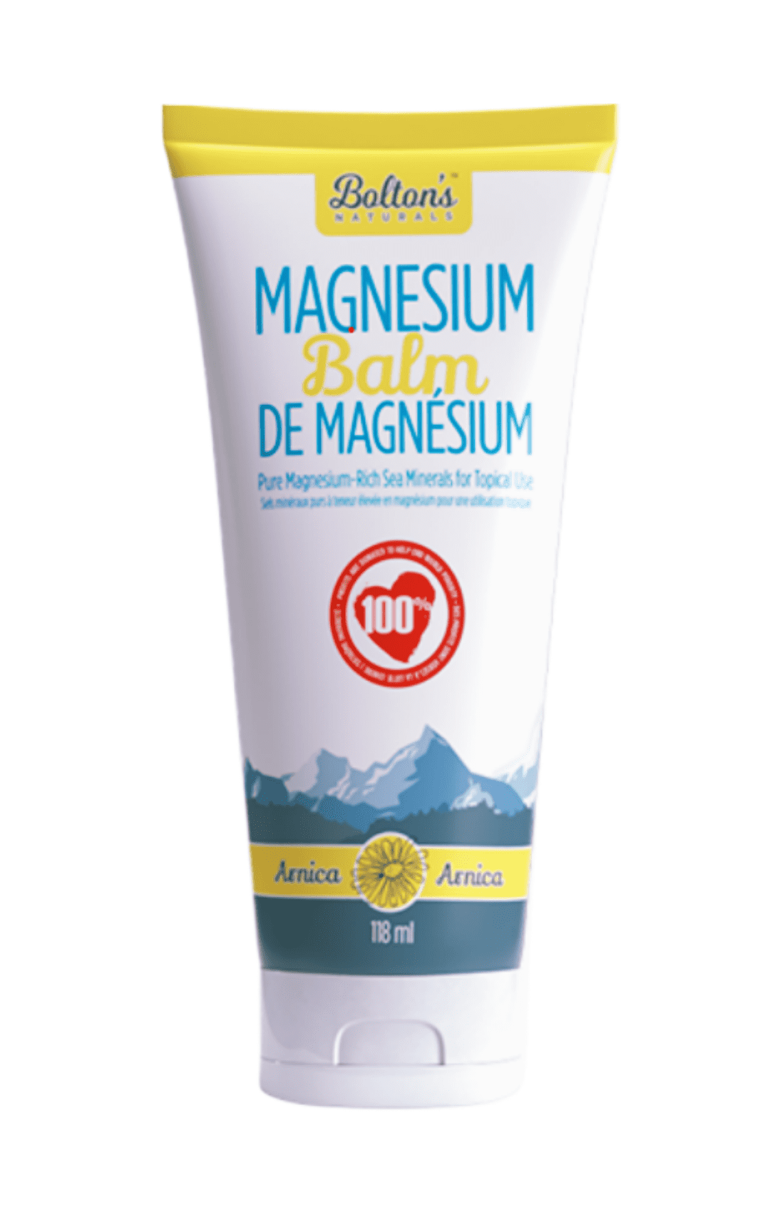 Bolton’s Naturals Arnica Magnesium Balm | Rich, Conditioning Balm for Massage & Everyday Body Care | 118 mL
